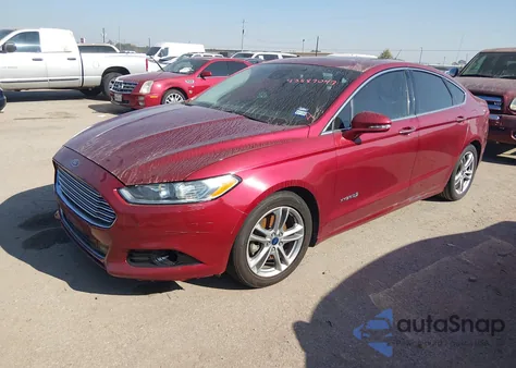 2016 Ford Fusion Hybrid Titanium from USA, damaged, VIN 3FA6P0RUXGR132565